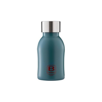 B Bottles Light - Teal Blue - 350 ml - Ultraleichte und kompakte Flasche aus 18/10-Edelstahl